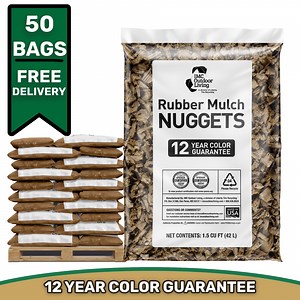 GroundSmart Cypress Rubber Mulch, 75 Cu Ft - Walmart.com
