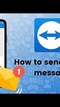 How to send a group message on TeamViewer?