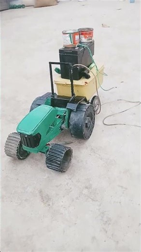 John Deere 5050 homemade RC tractor PVC homemade DJ songs