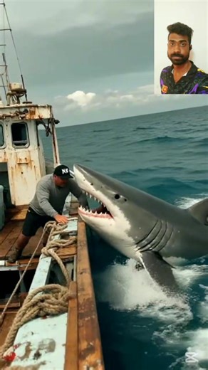Giant Shark ATTACKS Fisherman! (GRAPHIC Real Footage) 🦈 Terrifying Ocean Attack Caught on Camera 📝 Description: ⚠️ WARNING: DISTURBING FOOTAGE. This video shows the horrifying moment a 20-foot great white shark brutally attacks a fisherman off the coast of [Location]. Watch as the ocean's deadliest predator ⚠️ DISCLAIMER: No fishermen were killed (injuries blurred). Filmed under marine research permit. Educational use only. 👍 LIKE & SUBSCRIBE for more raw nature footage! 🔔 Turn on notificati