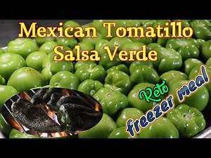 Mexican Keto Tomatillo Salsa Verde (Easy Freezer Meals)