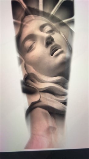 56K views · 1.4K reactions | The Ecstacy of St.Teresa 懶 Custom religious sleeve. 9 hours. Sponsorer by Cnc Tattoo Kintattoo Glide Tattoo Products InkCraft Pro Headhunter Numbing Spray SGoons Tattoo Supply Skincandy Tattoo Inks #sgoonstattoosupply #sgoonsproteam | Karlvtattoo | Facebook