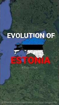 Evolution Of Estonia🇪🇪 #shorts #geography #history #2026