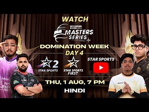 2024 BGMS Season 3 | HINDI LIVE | Teams ready to dominate BGMI! | Domination Week - Day 4