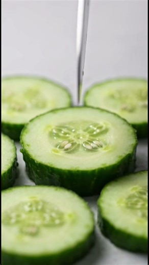 Cucumber Rhythmic Crunch 🥒 | Satisfying ASMR Cutting