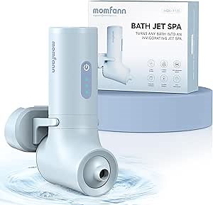 Bath Jets for Tub, Portable Jet Spa for Bathtub, Bubble/Jet Mode, 3-Level Adjustable, Bath Spa for Gifts for Women (Blue Blue)
