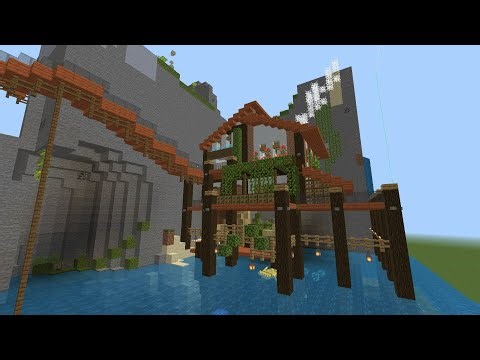 Minecraft Tropical House Build Tutorial | Beach Paradise