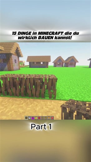 15 Dinge in Minecraft, die du wirklich bauen kannst