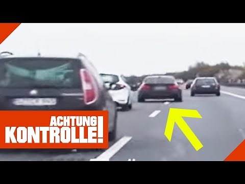 Getunter BMW auf Autobahn: Rücksichtsloses Überholen & Drängeln | Achtung Kontrolle | Kabel Eins