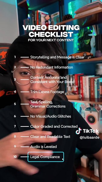 Video Editing Checklist for Quality Content Creation
