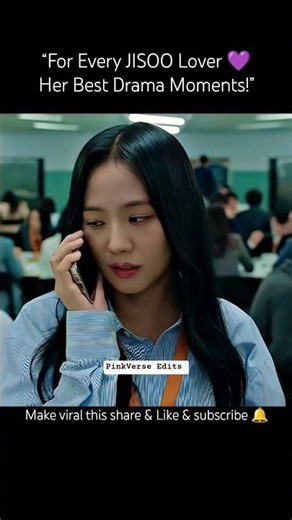 JISOO 💜 best drama moments ✨ #jisoo #100kviews