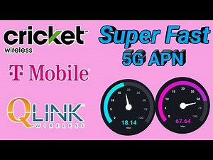 Super Fast 5g APN Settings For cricket qlink T mobile