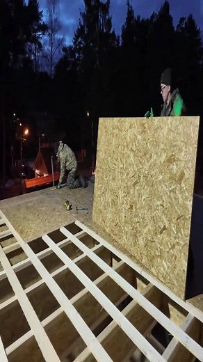 8.9K views · 54 reactions | Amazing wooden OSB floor panel laying assembly working skills tips | Handmade construction | Facebook