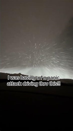 I had a f’n panic attack driving thru this!! #snowstorm #snowing #panicattack