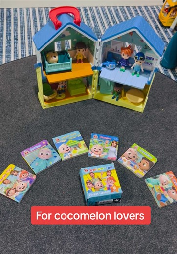 We love our cocomelon pocket library book set. There are 6 different books and the fun thing is , we can use it as a puzzle to make a cocomelon family and friends big picture. #kidscorner12 #cocomelon