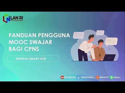 Panduan MOOC | Massive Open Online Course | Swajar ASN PINTAR | Latsar CPNS