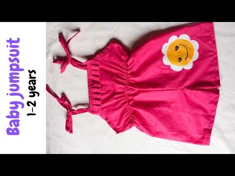 "Easy Baby Jumpsuit Cutting and Stitching | Step-by-Step Tutorial for 1-2 Years"