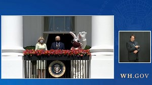 President Joe Biden Introduces Masked Easter Bunny at White House