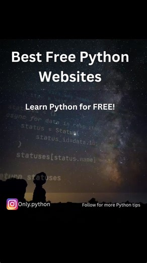 Python Programming Language | Unlock Your Coding Potential! 🚀🐍 Learn Python for FREE with the ultimate guide to top online resources! ✨ Discover the Top 5 free Python... | Instagram