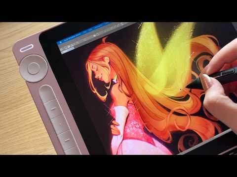 Unboxing + Review Huion Kamvas 13 (Gen 3) 🌷 Winx Club Flora