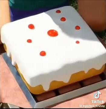 Minecraft Steve and cake animation meme