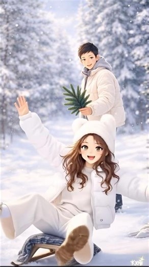 A Winter Love Story ❄️🎄 | Dreamy Anime Christmas