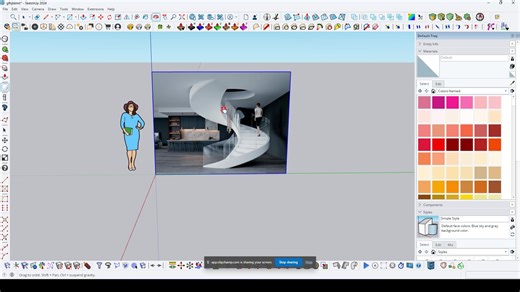 4.9K views · 41 reactions | create circular staircase in sketchup / sketchup tutorial Part 1 | Vray sketchup guru | Facebook