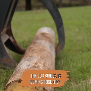 23K views · 306 reactions | Finishing Up The Single Log Bridge! | Wranglerstar | Facebook
