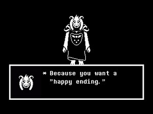 Asriel Dreemurr full fight | before fight cutscene + pacifist ending