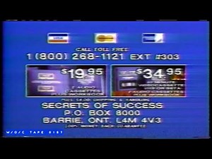 Secrets Of Success Infomercial - 1987