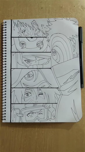 Drawing Obito Uchiha ✨✨The Broken hero