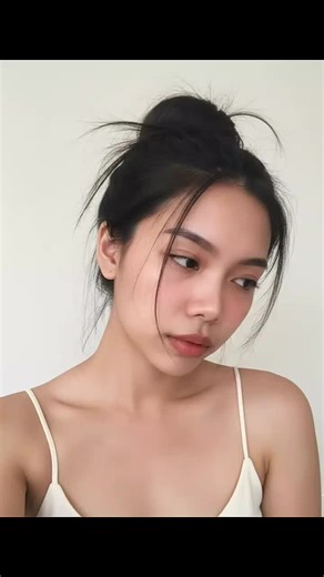 Captivating Close-Up Selfie of a Fair Complexioned Woman