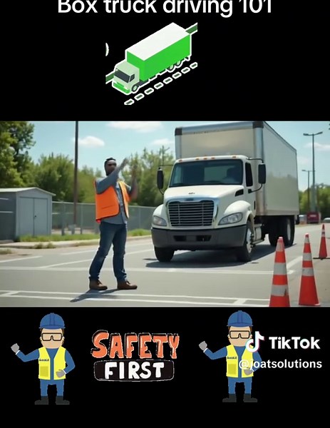 Box truck driver training 101 (video is ai generated) #truckinglife #truckdrivertraining #truckers #truckdriverlife #truckingindustry #freight #logistics #transportation