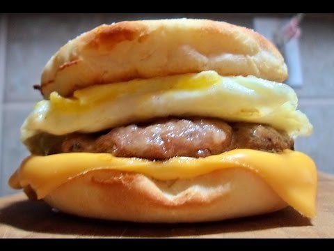 How to make Sausage McMuffin with Egg - Easy Cooking!