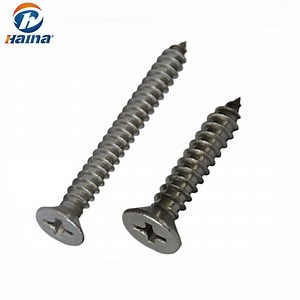 [Hot Item] Stainless Steel Cross Recessed Countersunk Head/Csk Self Tapping Screw Fastener Machine Screw