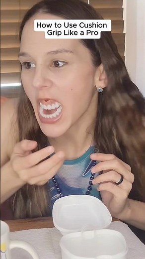 How to Apply Cushion Grip for a PERFECT Denture Fit! 🦷✨