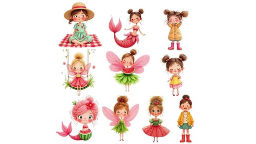 Watermelon Clipart Bundle, One in a Melon PNG, Summer Birthday Party Graphics, Commercial Use - Etsy