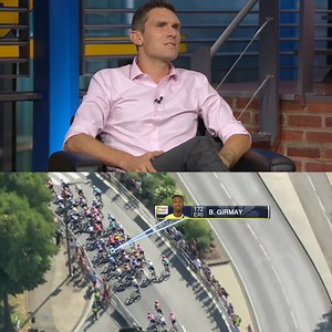 Hoping Biniam Girmay has no serious injuries from his crash and will be able to defend the green jersey. #TDF2024 | NBC Sports Cycling