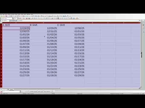 Spreadsheets Tips and Tricks in Libre Office Auto Fill