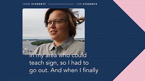 Mara has a message for students facing accessibility challenges as...