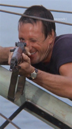 Say ahh 😶 #Jaws is streaming on Peacock. #RichardScheider #MartinBrody #Classic #Horror