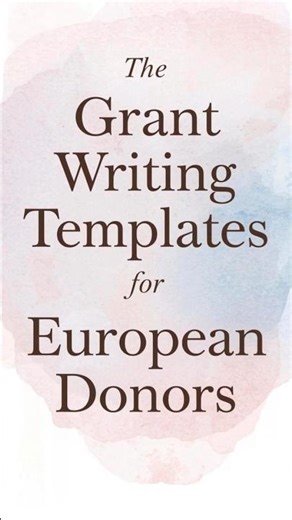 Best Grant Writing Templates for European Donors — Win More Funding in 2026!