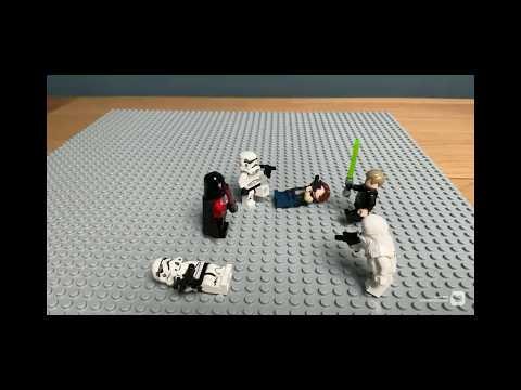 Samuel's Lego Star Wars fight scene