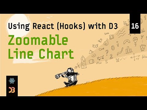 Using React (Hooks) with D3 – [16] Zoomable Line Chart