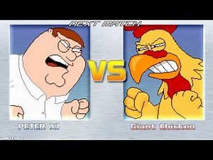 Peter Griffin Vs. His Whole Family (Family Guy MUGEN Gameplay) (17+ Audience)