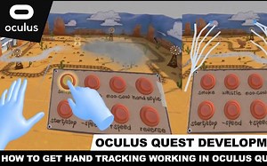 Oculus任务手跟踪Unity3d -如何设置Oculus集成手跟踪?