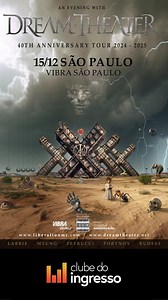 O grande momento está chegando! ✨ A turnê mundial do Dream Theater,...