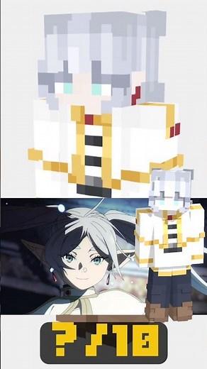 Anime Skins in Minecraft! Part 5 💐 | Frieren | #minecraft