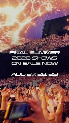 Tickets are ON SALE NOW for our FINAL Summer 2026 shows at ‪@SphereVegas‬!