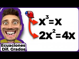 ✅ 👉 ECUACIONES CUADRÁTICAS SEGUNDO y TERCER GRADO una INCÓGNITA como las de Julio Profe R55-56